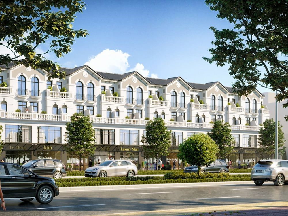 Mua liền kề lô góc vừa ở, vừa kinh doanh hướng Tây bắc xây thô Hà Tĩnh Heritage